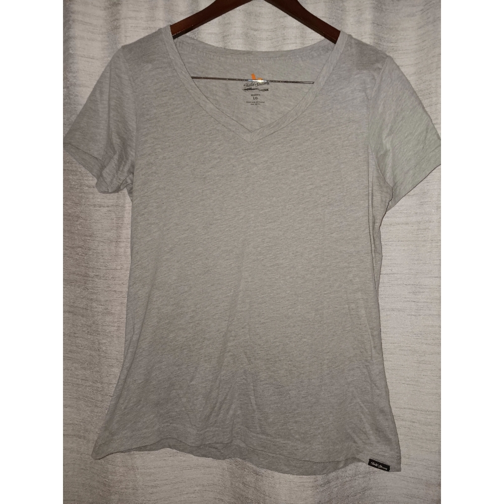 Field & Stream Women's Large Grey Tee Shirt